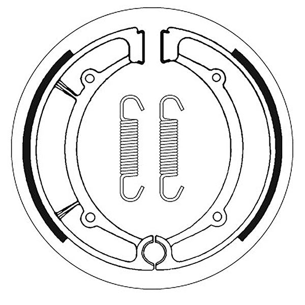 SBS BRAKE SHOES WITH SPINGS (5192066100)