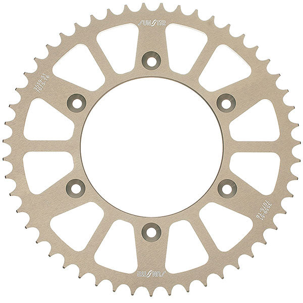 SUNSTAR WORKS TRIPLESTAR ALUMINUM REAR SPROCKET (5-106035)