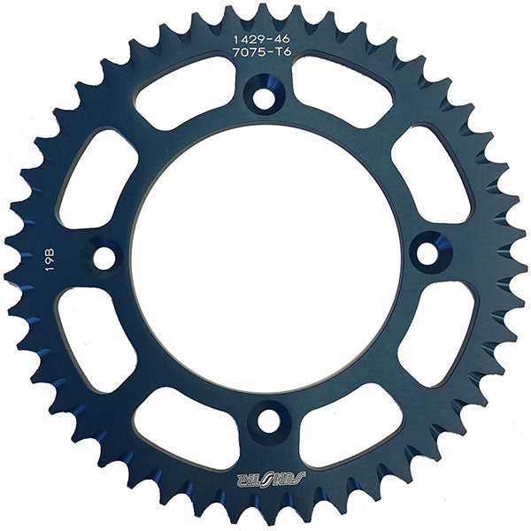 SUNSTAR WORKS TRIPLESTAR ALUMINUM REAR SPROCKETS (5-142946BL)