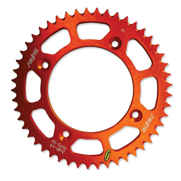 SUNSTAR WORKS TRIPLESTAR ALUMINUM REAR SPROCKET (5-248149OR)