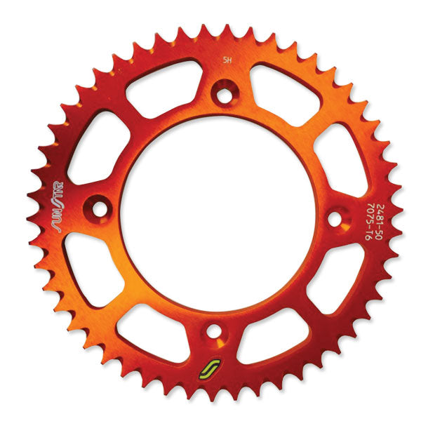 SUNSTAR WORKS TRIPLESTAR ALUMINUM REAR SPROCKET (5-248150OR)