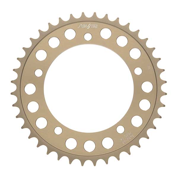 SUNSTAR WORKS TRIPLESTAR ALUMINUM REAR SPROCKET (5-313042       *)