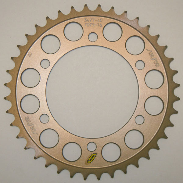 SUNSTAR WORKS TRIPLESTAR ALUMINUM REAR SPROCKET (5-347739)