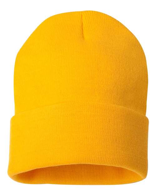 Sportsman Solid 12" Cuffed Beanie - SP12