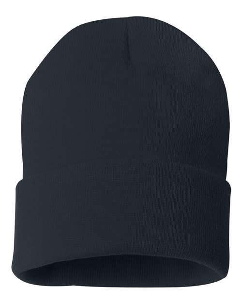 Sportsman Solid 12" Cuffed Beanie - SP12