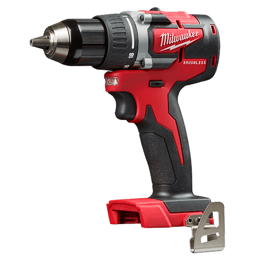 Milwaukee M18 18 Volt Lithium-Ion Cordless Compact Brushless 1/2 in. Drill - Tool Only Model#: 2801-20