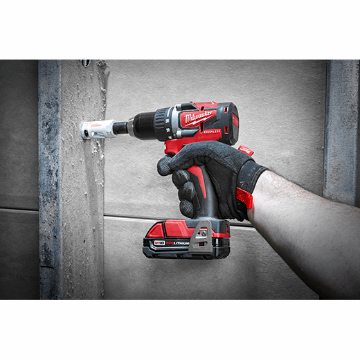 Milwaukee M18 18 Volt Lithium-Ion Cordless Compact Brushless 1/2 in. Drill - Tool Only Model