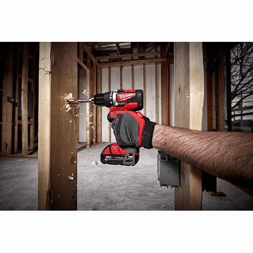 Milwaukee M18 18 Volt Lithium-Ion Cordless Compact Brushless 1/2 in. Drill - Tool Only Model