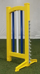 Clip and Go Safety Wing Jumps (Set) - YELLOW w/Black/White Bars MK-109304