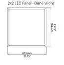 2'x2' Flat Panel LED Lighting 15-8010