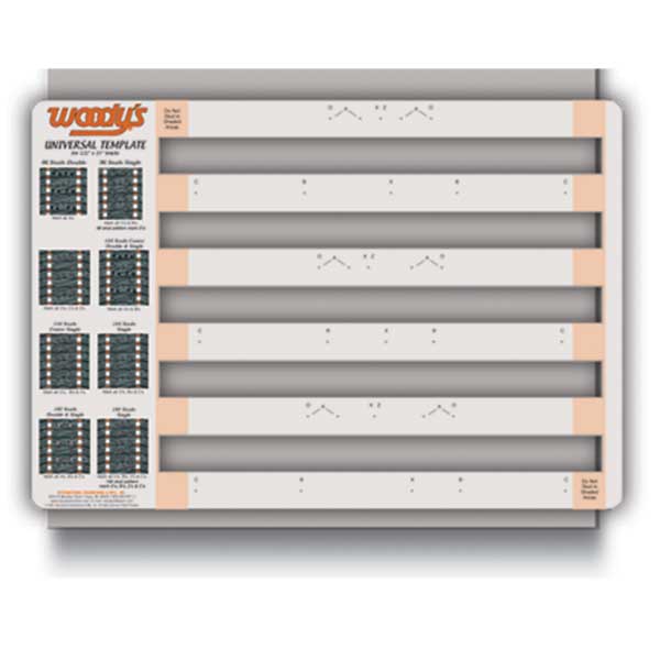 WOODY'S 3.00 PITCH TEMPLATE (300S-TEMP)