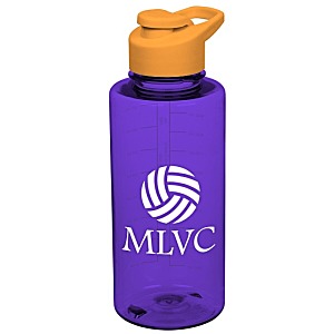 Clear Impact Mountain Bottle with Flip Carry Lid - 36 oz.