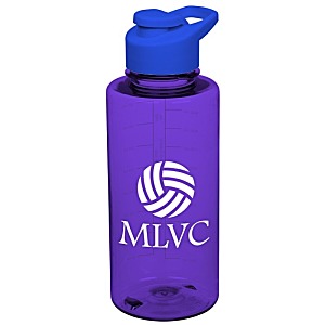 Clear Impact Mountain Bottle with Flip Carry Lid - 36 oz.