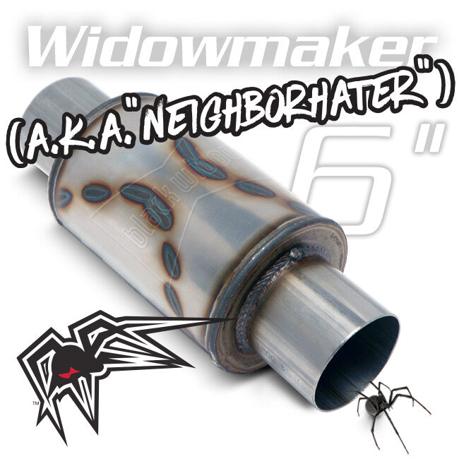 Black Widow 6” Widowmaker "NeighborHater" Series 2.5” Center/Center BW0012-25