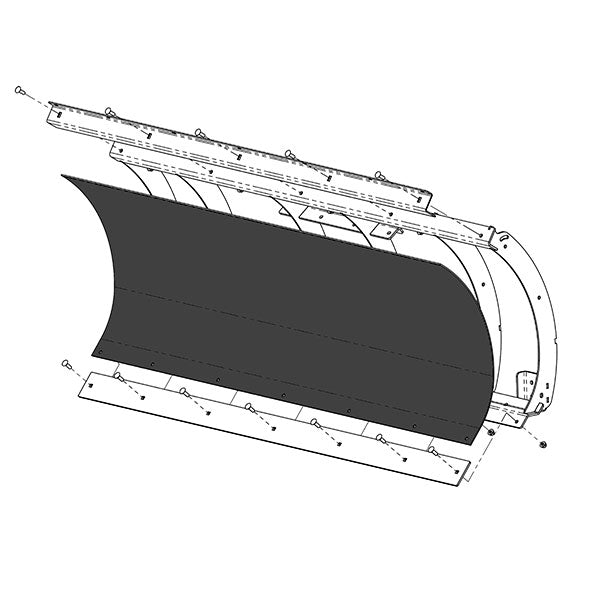 KFI POLY REPLACEMNT BLADE (105858-R)