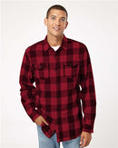 Burnside Yarn-Dyed Long Sleeve Flannel Shirt - 8210
