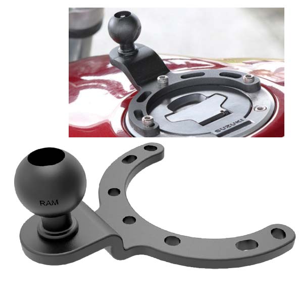 RAM MOUNTS GAS TANK BALL BASE FOR MOTORCYCLES (RAM-B-411U)