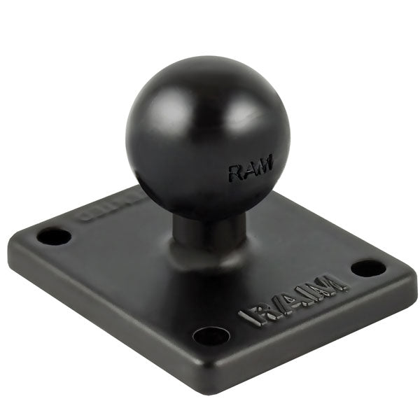 RAM MOUNTS BALL ADAPTER WITH AMPS PLATE (RAM-B-347U)