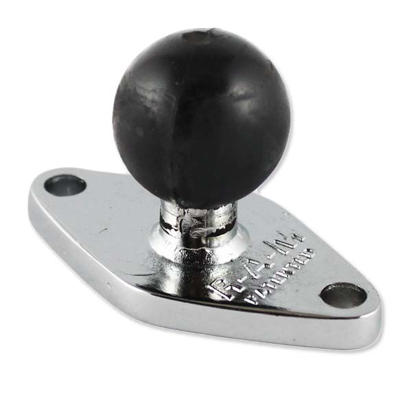 RAM MOUNTS CHROME ROUND BALL BASE (RAM-B-238CHU)