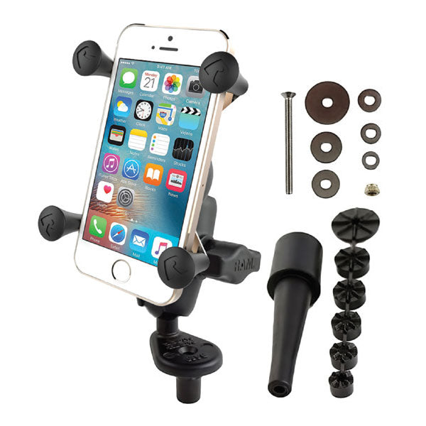 RAM MOUNTS X-GRIP PHONE MOUNT FORK STEM BASE (RAM-B-176-A-UN7)