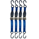TIE DOWN STRAP RATCHET 4PK (01415)