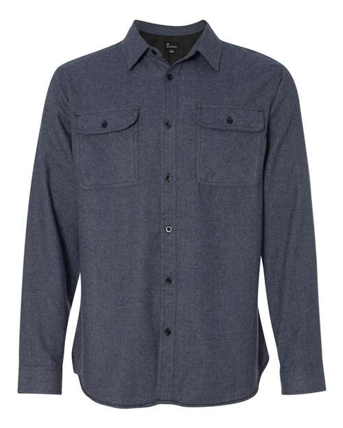 Burnside Solid Long Sleeve Flannel Shirt - B8200
