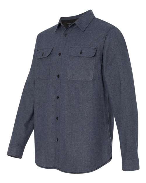 Burnside Solid Long Sleeve Flannel Shirt - B8200