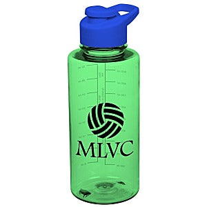 Clear Impact Mountain Bottle with Flip Carry Lid - 36 oz.