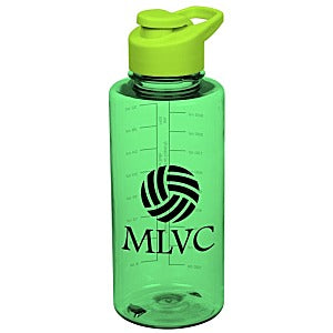 Clear Impact Mountain Bottle with Flip Carry Lid - 36 oz.