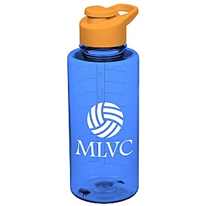 Clear Impact Mountain Bottle with Flip Carry Lid - 36 oz.