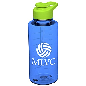 Clear Impact Mountain Bottle with Flip Carry Lid - 36 oz.