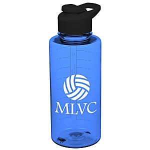 Clear Impact Mountain Bottle with Flip Carry Lid - 36 oz.