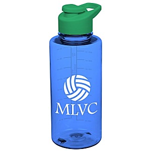 Clear Impact Mountain Bottle with Flip Carry Lid - 36 oz.