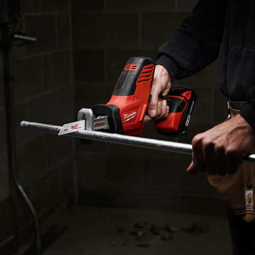 Milwaukee M18 18 Volt Lithium-Ion Cordless HACKZALL One-Handed Reciprocating Saw - Tool Only Model