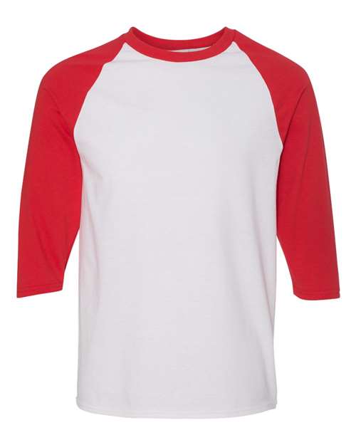 Gildan Heavy Cotton™ Raglan Three-Quarter Sleeve T-Shirt - 5700