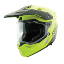 JOE ROCKET RKT 26 DUAL SPORT HELMET SMALL BLOOD RUNS COLD HIGH-VISIBILITY/BLACK DOUBLE LENS Item