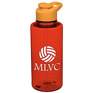 Clear Impact Mountain Bottle with Flip Carry Lid - 36 oz.