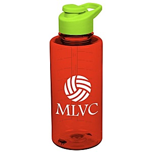 Clear Impact Mountain Bottle with Flip Carry Lid - 36 oz.