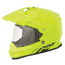 FLY RACING TREKKER 15 DUAL SPORT HELMET 2XL HIGH-VISIBILITY SINGLE LENS Item