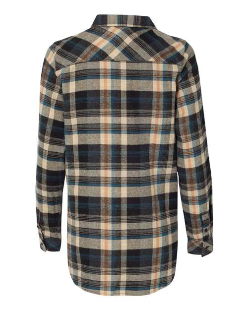 Burnside Women's Yarn-Dyed Long Sleeve Flannel Shirt - 5210