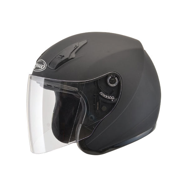 gmax 17s motorcycle helmet GMAX OF17 OPEN FACE HELMET SIZE XS BLACK SINGLE LENS