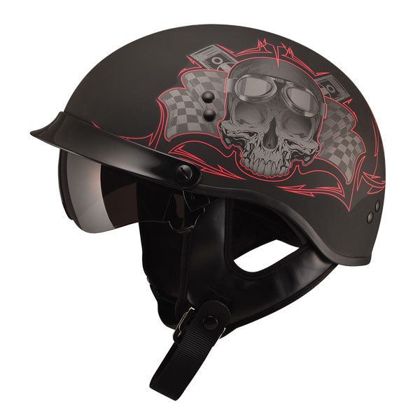 GMAX GM65 FULLY DRESSED HALF HELMET