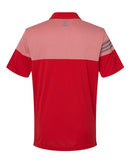 Adidas Heathered 3-Stripes Colorblocked Polo - A213