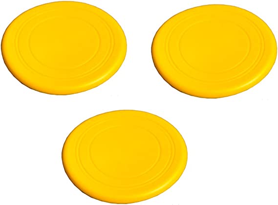 Cool Runners Set of 3 Silicone Rubber 7" Dog Training Targets/Frisbees