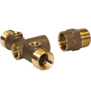 Merrill 1" No-Lead Brass Tank Tee 1/2" Drain 2-1/2" Long Item