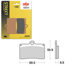SBS PREFORMANCE SINTER BRAKE PAD 566HS (6250566108)