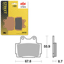 SBS PREFORMANCE SINTER BRAKE PAD 570HS (6250570108)