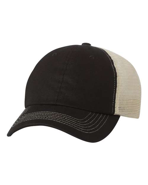 Sportsman Contrast-Stitch Mesh-Back Cap - 3100S