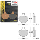 SBS HIGH PERFORMANCE & NO DUST SINTER FRONT BRAKE PAD (6550579108)