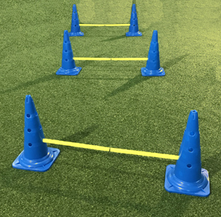 Munro Kennels Agility Hurdle Cavelleti Cone and Bar Set MK-108826